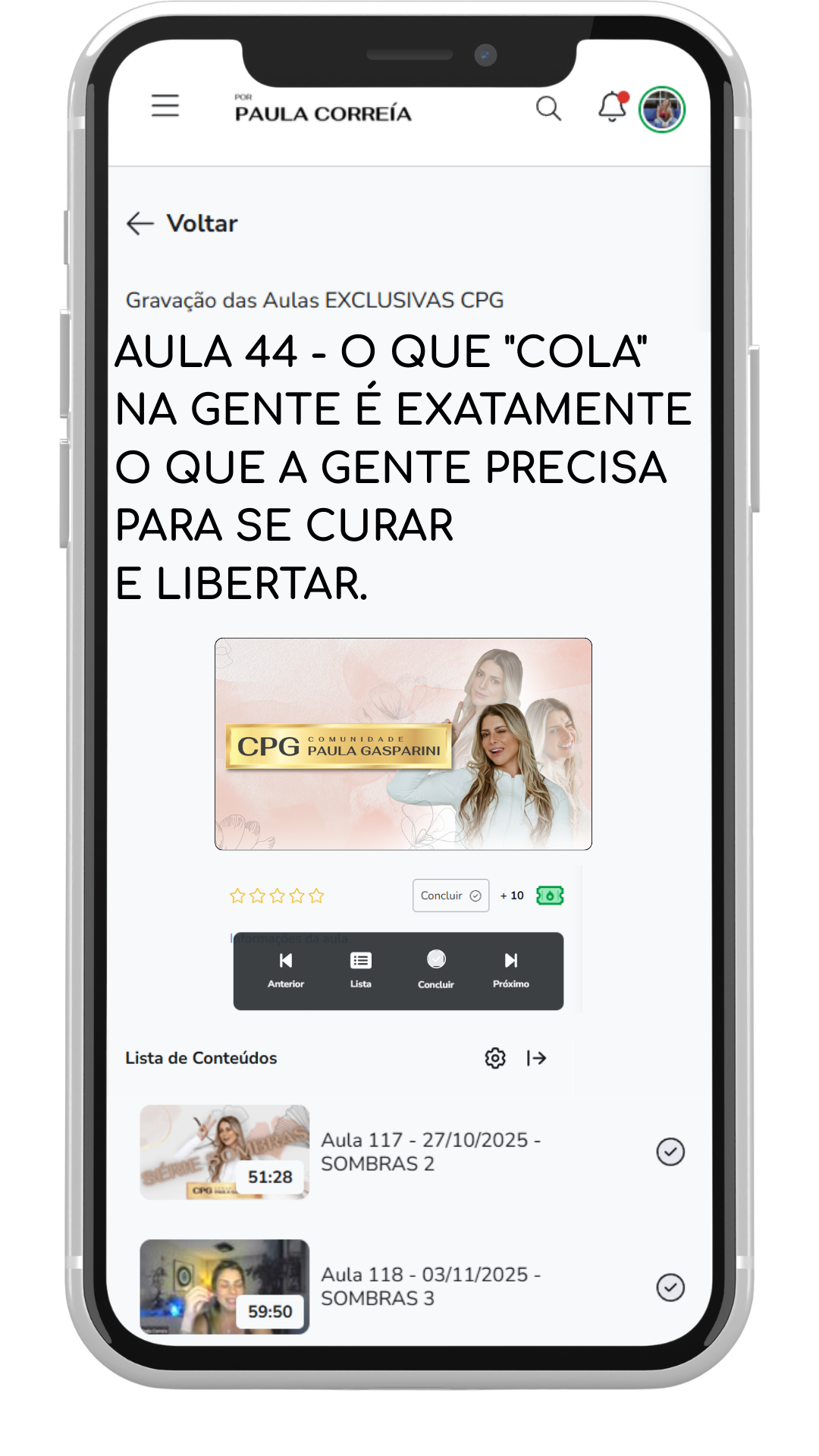 Tema de aula da CPG