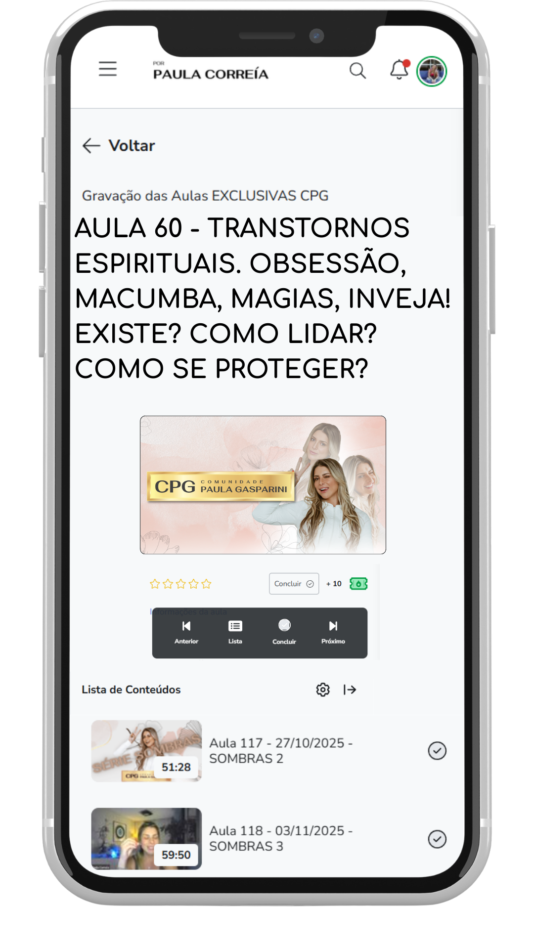 Tema de aula da CPG