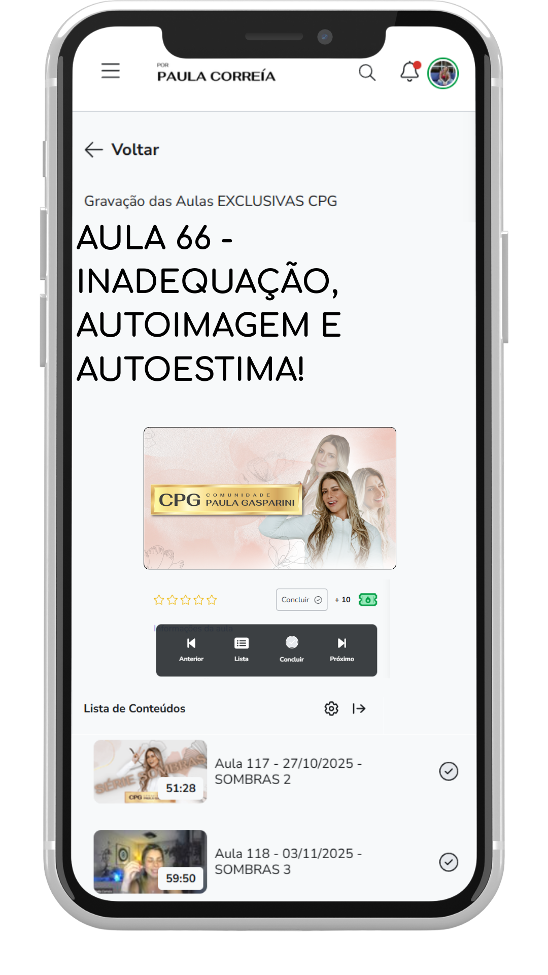 Tema de aula da CPG